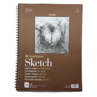Strathmore A3 Pad Sketchbook (A3 29,7X41.9 CM x 100 sheets) 89 g/m2 natural white paper color 400 Series (16.5*11.7 IN)